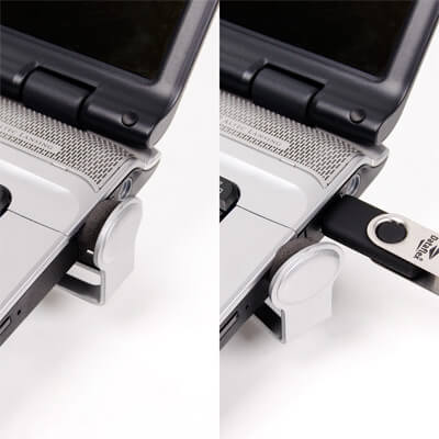 51.072 | Viewmaster laptophouder - optie 072 | zilver | Voor het ergonomisch plaatsen van een laptop of telefoon op een Viewmaster-monitorarm met VESA-bevestiging. | Detail 2