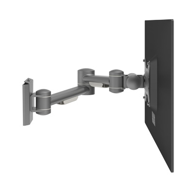 52.042 | Viewmate monitor arm - wall 042 | silver | For 1 monitor, adjustable depth, with wall mount. | Detail 2