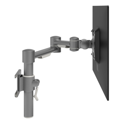 52.152 | Viewmate braccio porta monitor - sistema binario 152 | argento | Per 1 schermo, altezza e profondità regolabili, con fissaggio a binario. | Dettaglio 4