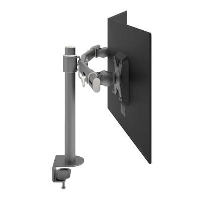 52.642 | Viewmate monitor arm - desk 642 | silver | For 2 monitors, adjustable height, with desk mount. | Detail 2