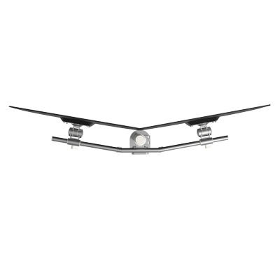 52.642 | Viewmate monitor arm - desk 642 | silver | For 2 monitors, adjustable height, with desk mount. | Detail 4