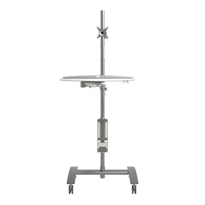 52.702 | Viewmate workstation - floor 702 | silver | Freely moveable trolley for data input. | Detail 4
