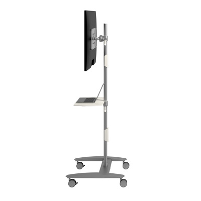 52.712 | Viewmate workstation - floor 712 | silver | Freely moveable trolley for video conferences. | Detail 3