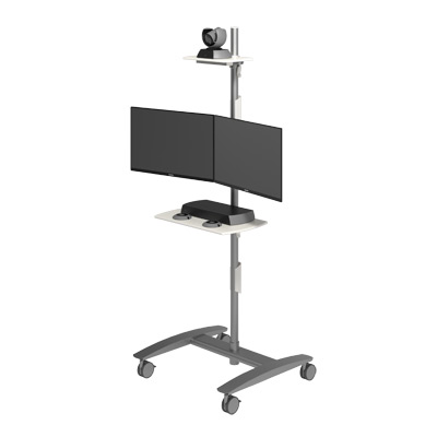 52.722 | Viewmate workstation - floor 722 | silver | Freely moveable trolley for presentations. | Detail 1