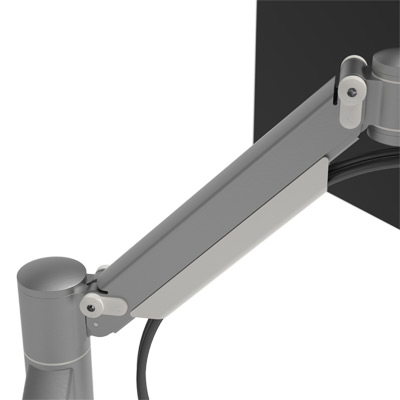 52.832 | Viewmate plus monitor arm - desk 832 | silver | For 1 monitor, adjustable height and depth, with desk mount. | Detail 7
