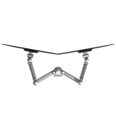 52.862 | Viewmate plus monitor arm - desk 862 | silver | For 2 monitor, adjustable height and depth, with desk mount. | Detail 3