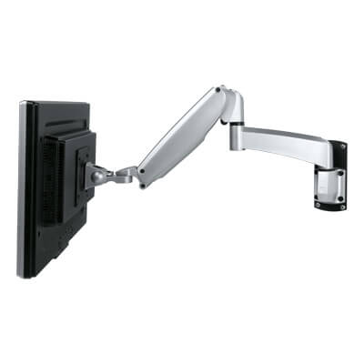 57.252 | Viewmaster monitorarm - wand 252 | zilver | Voor 1 scherm, in hoogte en diepte verstelbaar, met wandbevestiging. | Detail 1