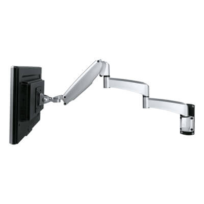 57.282 | Viewmaster monitor arm - wall 282 | silver | For 1 monitor, adjustable height and depth, with wall mount. | Detail 2