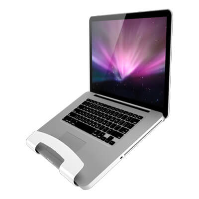58.040 | Viewlite supporto notebook - opzione 040 | bianco | Per posizionare ergonomicamente un portatile, adatto a Viewlite fissaggio a sgancio rapido. | Dettaglio 6