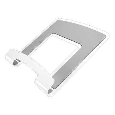 58.040 | Viewlite laptop holder - option 040 | white | For ergonomically positioning a laptop, suitable for Viewlite quick-release systems. | Detail 2
