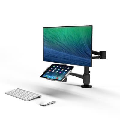 58.053 | Viewlite universal tablet holder - option 053 | black | For ergonomically positioning various sizes of tablets, suitable for Viewlite quick release mount. | Detail 3