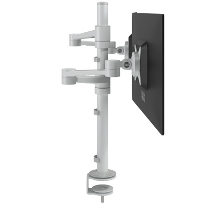 58.140 | Viewlite monitor arm - desk 140 | white | For 2 monitors, adjustable height and depth, with desk mount. | Detail 3
