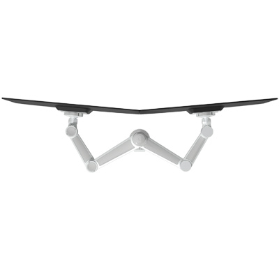 58.140 | Viewlite monitor arm - desk 140 | white | For 2 monitors, adjustable height and depth, with desk mount. | Detail 4