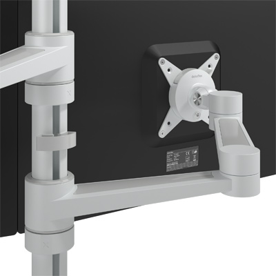 58.140 | Viewlite Monitorarm - Schreibtisch 140 | weiß | Für 2 Monitore, mit Höhen- und Tiefenverstellung, mit Tischbefestigung. | Detail 6