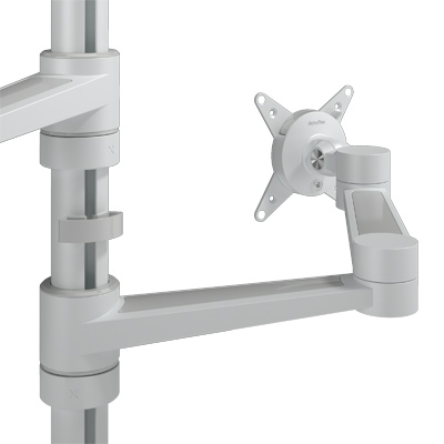 58.140 | Viewlite monitor arm - desk 140 | white | For 2 monitors, adjustable height and depth, with desk mount. | Detail 7