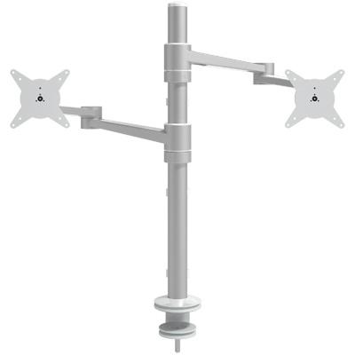 58.142 | Viewlite monitor arm - desk 142 | silver | For 2 monitors, adjustable height and depth, with desk mount. | Detail 6