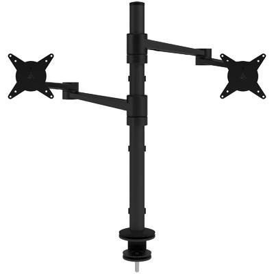 58.143 | Viewlite monitor arm - desk 143 | black | For 2 monitors, adjustable height and depth, with desk mount. | Detail 6