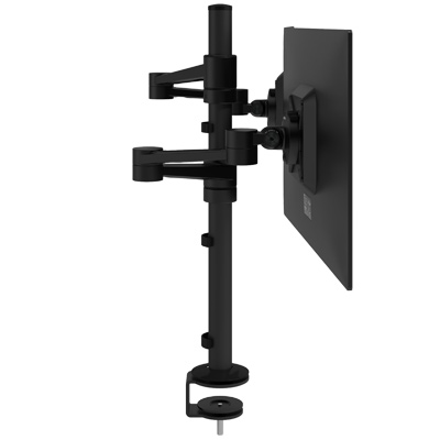 58.143 | Viewlite Monitorarm - Schreibtisch 143 | schwarz | Für 2 Monitore, mit Höhen- und Tiefenverstellung, mit Tischbefestigung. | Detail 7