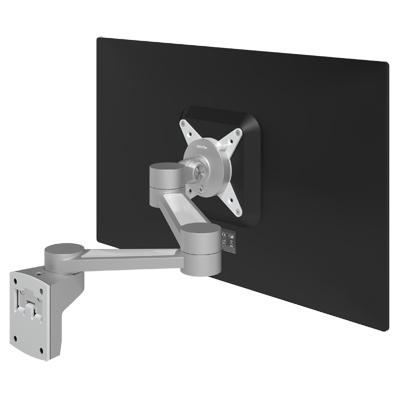58.222 | Viewlite monitor arm - wall 222 | silver | For 1 monitor, adjustable depth, with wall mount. | Detail 1