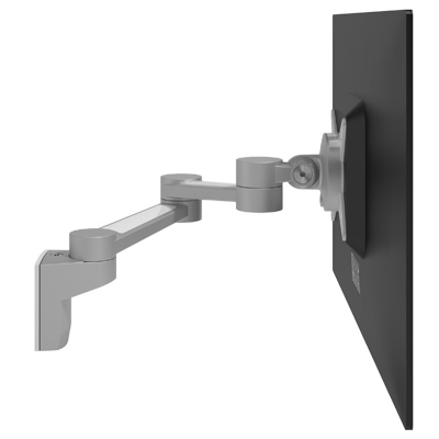 58.222 | Viewlite braccio porta monitor - parete 222 | argento | Per 1 schermo, profondità regolabile, con fissaggio a parete. | Dettaglio 3