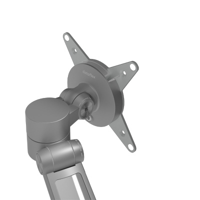 58.222 | Viewlite monitor arm - wall 222 | silver | For 1 monitor, adjustable depth, with wall mount. | Detail 7