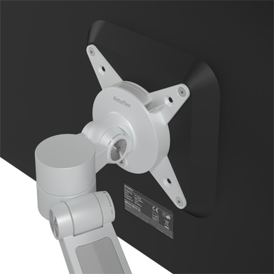 58.600 | Viewlite Dual-Monitorarm-Upgrade-Kit - Option 600 | weiß | Erweiterung für Viewlite plus Monitorarm – Schreibtisch 62, mit Doppelfuß-Adapter und zusätzlichem Monitorarm. | Detail 7