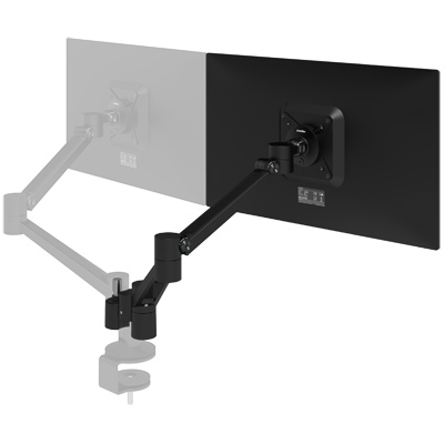 58.603 | Viewlite dual monitor arm upgrade kit - option 603 | black | Upgrade for Viewlite monitor arm - desk 62, with dual base adapter and extra monitor arm. | Detail 6