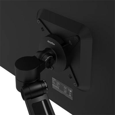 58.603 | Viewlite dual monitor arm upgrade kit - option 603 | black | Upgrade for Viewlite monitor arm - desk 62, with dual base adapter and extra monitor arm. | Detail 7