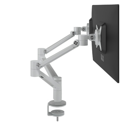 58.650 | Viewlite plus monitor arm - desk 650 | white | For 2 monitors, adjustable height and depth, with desk mount. | Detail 3