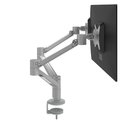 58.652 | Viewlite plus monitor arm - desk 652 | silver | For 2 monitors, adjustable height and depth, with desk mount. | Detail 3