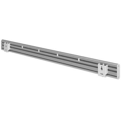 58.712 | Viewlite toolbar - wand 712 | zilver | Maakt een derde niveau dat zorgt voor meer ruimte op een bureau, met wandbevestiging. | Detail 2