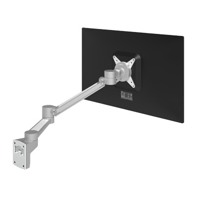 VLTST1I | Configured Monitor arm - VLTST1I | silver | For 1 monitor, adjustable height and depth, with desk mount. | Detail 1