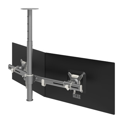 VMTSC1E00I | Configured Monitor arm - VMTSC1E00I | silver | For 1 monitor, adjustable height and depth, with desk mount. | Detail 1