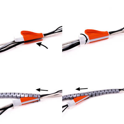 33.820 | Addit range-câbles ø15 mm - outil à main 820 | orange | Pour guidage de câbles dans Addit range-câbles. | Détail 2