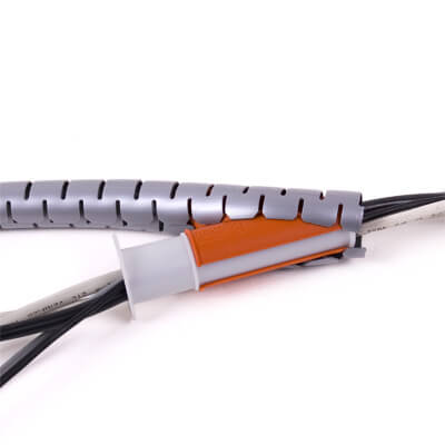 33.711 | Addit cable eater ø15 mm/25 m 711 | white | For bundling a maximum of 3 cables, hand tools excluded. | Detail 3