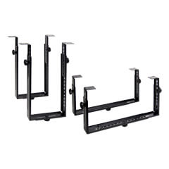 32.183 | Viewgo computer holder - desk 183 | black | For mounting small or large computers vertically or horizontally under the desk.