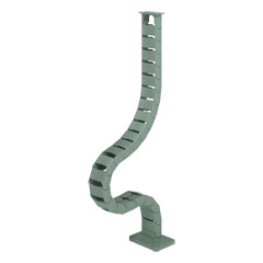 34.459/1606010 | Addit cable guide 82 cm – desk 459 | green (RAL1606010) | For guiding a maximum of 18 cables vertically under a desk.
