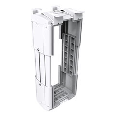 35.100 | Viewlite computer holder - desk 100 | white | For mounting small computers vertically or horizontally under the desk.