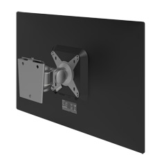 52.032 | Viewmate braccio porta monitor - parete 032 | argento | Per 1 schermo, con fissaggio a parete.