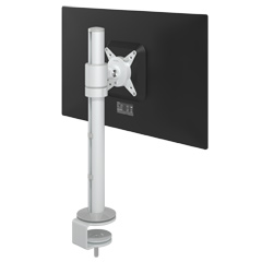 58.100 | Viewlite monitor arm - desk 100 | white | For 1 monitor, adjustable height, with desk mount.