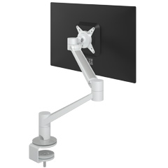 58.620 | Viewlite plus Monitorarm - Schreibtisch 620 | weiß | Für 1 Monitor, mit Höhen- und Tiefenverstellung, mit Tischbefestigung.