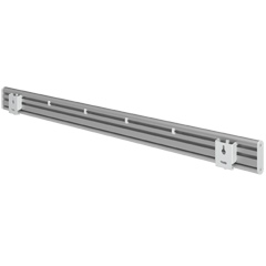 58.712 | Viewlite toolbar - wall 712 | silver | Creates a third level for more desk space, with wall mount.